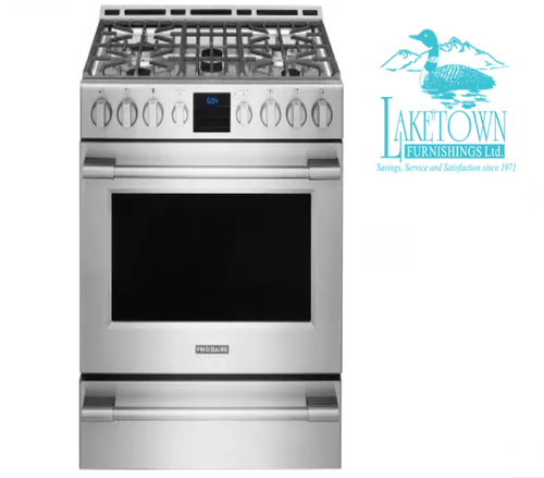 Frigidaire FPGH3077RF Professional Series 30 Inch Front Control Gas Range with 5 Sealed Burners,